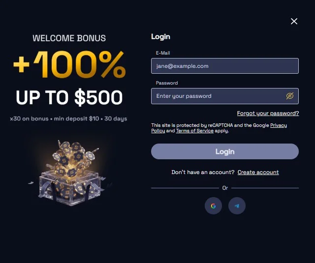 Registering with SpinCrypto