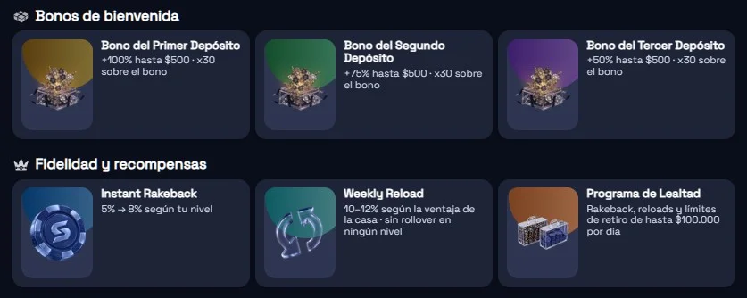 Bonos y promociones de SpinCrypto